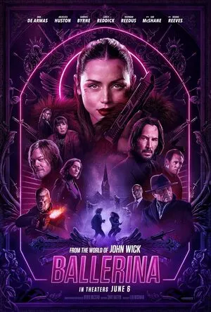 Ballerina 2025 Hindi Dual Audio Movie Poster