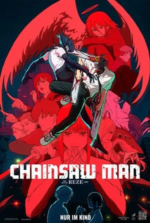 Chainsaw Man – The Movie: Reze Arc 2025 Hindi Dual Audio Movie Poster