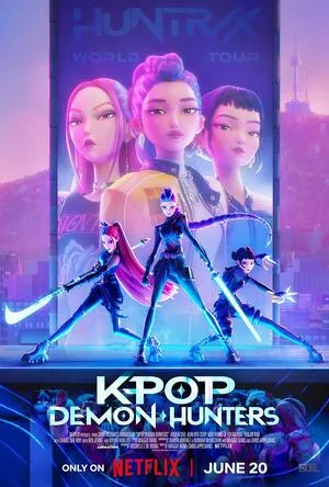 KPop Demon Hunters 2025 Hindi Dual Audio Movie Poster