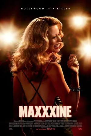 MaXXXine 2024 Hindi Dual Audio Movie Poster