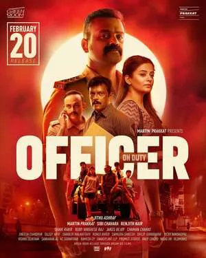 Officer on Duty 2025 Hindi Dual Audio Movie Poster