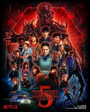Stranger Things 2025 Season 5 Hindi Dual Audio [Final Episode] Movie Poster