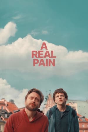 A Real Pain 2024 Hindi Dubbed Movie Poster