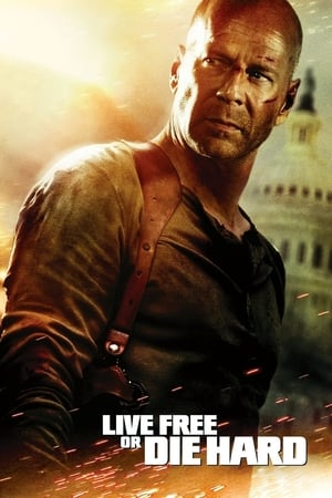 Live Free or Die Hard 2007 Hindi Dual Audio 400MB Movie Poster