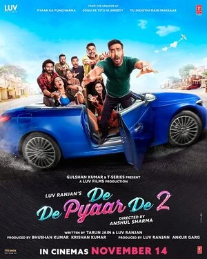 De De Pyaar De 2 2025 Hindi Movie Poster