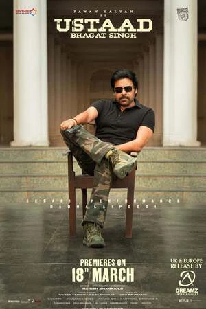 Ustaad Bhagat Singh 2026 Telugu Audio HQ Movie Poster