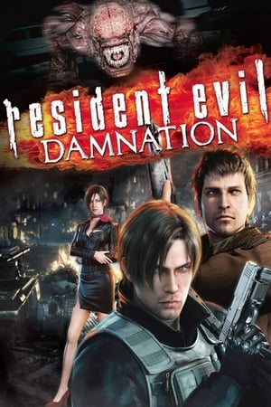 Resident Evil Damnation 2012 Hindi Dual Audio 300MB Movie Poster